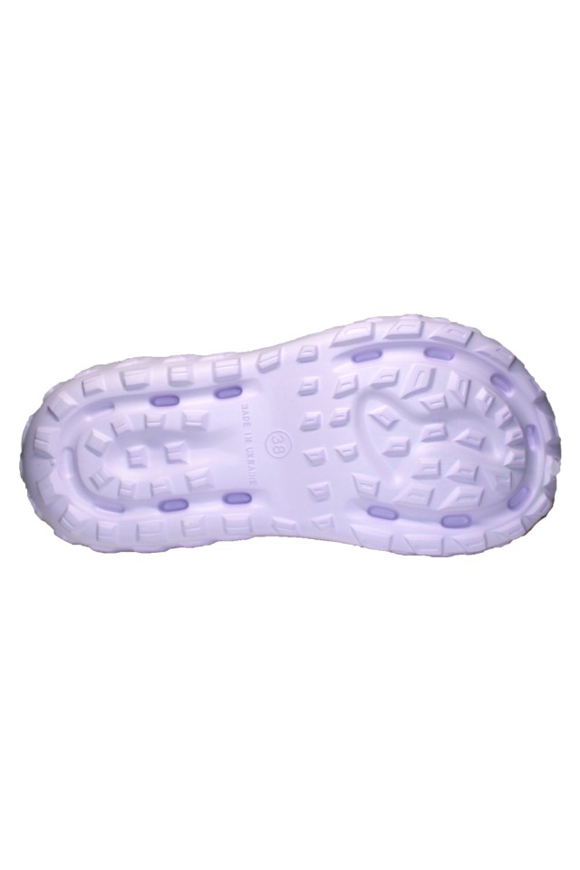 Incaltaminte de lucru Lila pentru femei - Clogs cu detalii aplicate