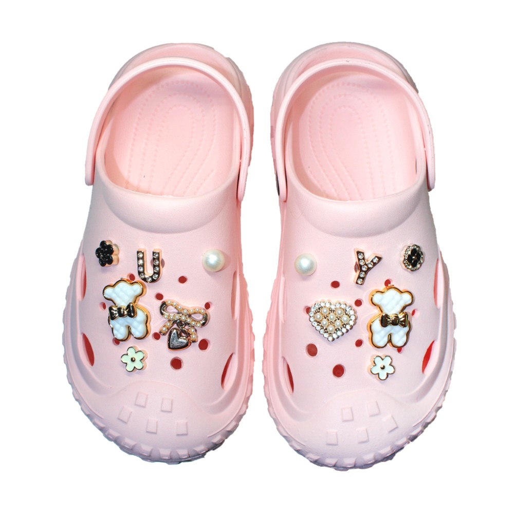 Incaltaminte de lucru Corai pentru femei - Clogs cu detalii aplicate