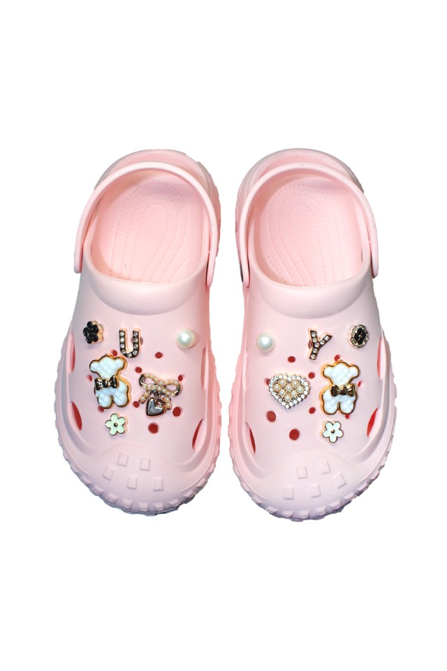 Incaltaminte de lucru Corai pentru femei - Clogs cu detalii aplicate