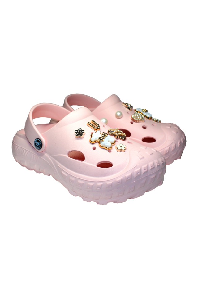 Incaltaminte de lucru Corai pentru femei - Clogs cu detalii aplicate