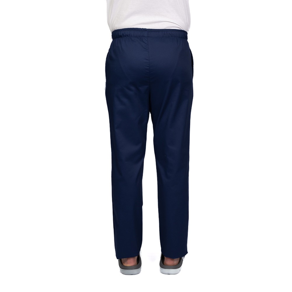 Pantaloni de lucru barbati bleumarin cu snur si elastic, doua buzunare laterale