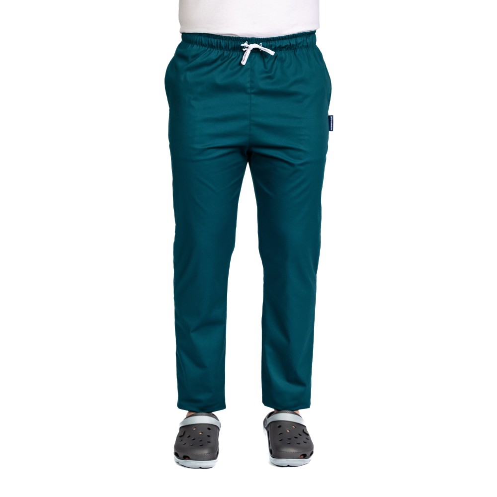 Pantaloni de lucru barbati tuborg cu snur si elastic, doua buzunare laterale