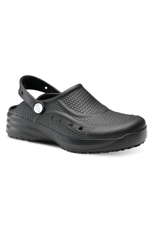 Incaltaminte de lucru profesionala Flotantes Evolution negri antibacterieni unisex