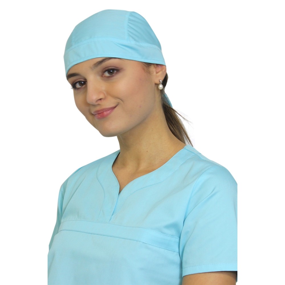 Boneta menta, unisex, marime universala, cu prindere tip snur la spate