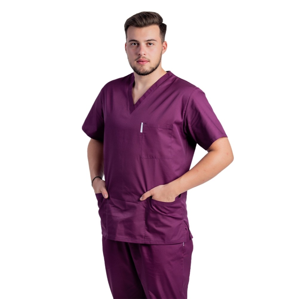 Uniforma de lucru barbati visina cu pantaloni cu snur si elastic in talie