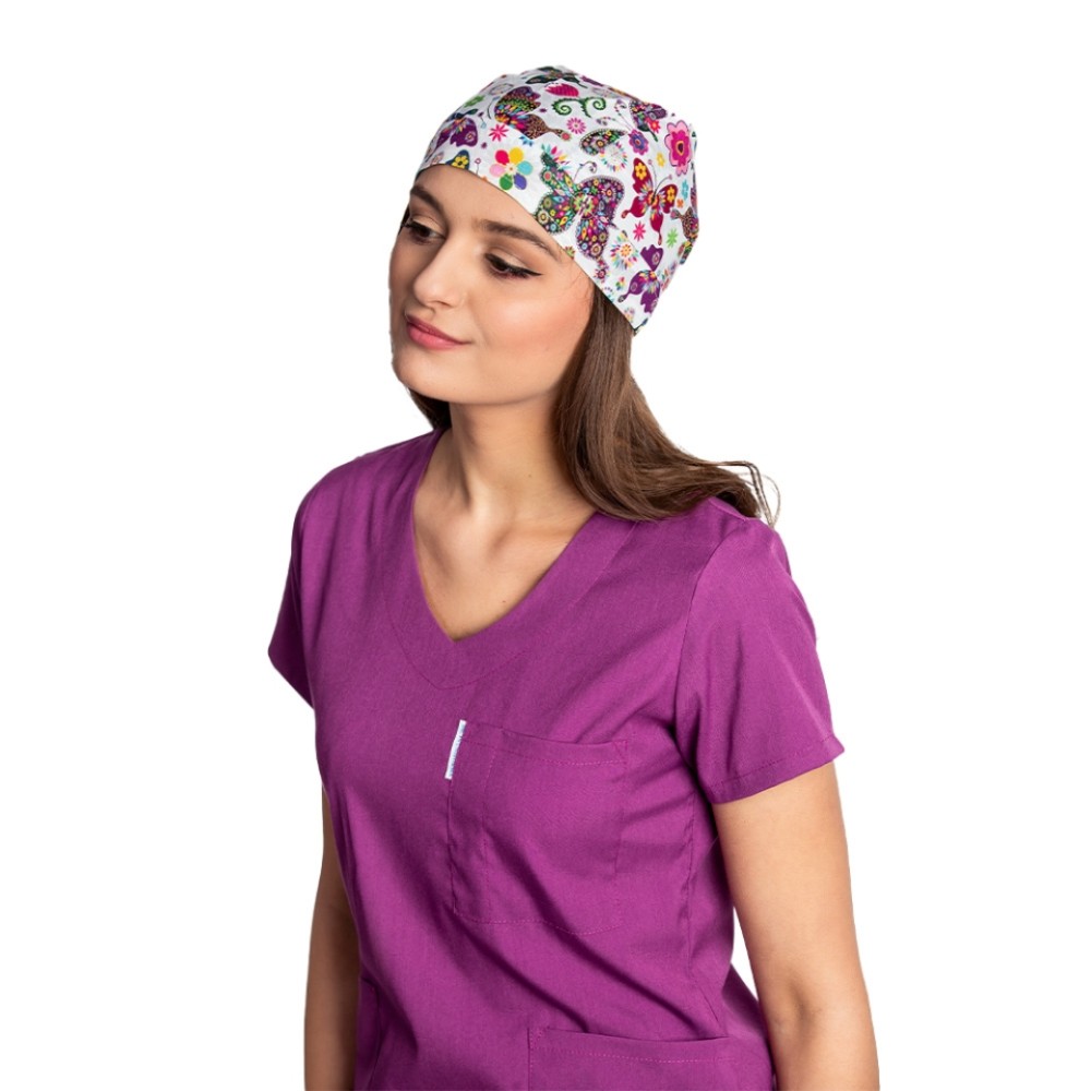 Boneta Fantasy, marime universala, cu prindere tip snur la spate