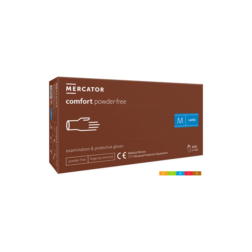 Set 100 bucati manusi comfort powder-free protectie si examinare