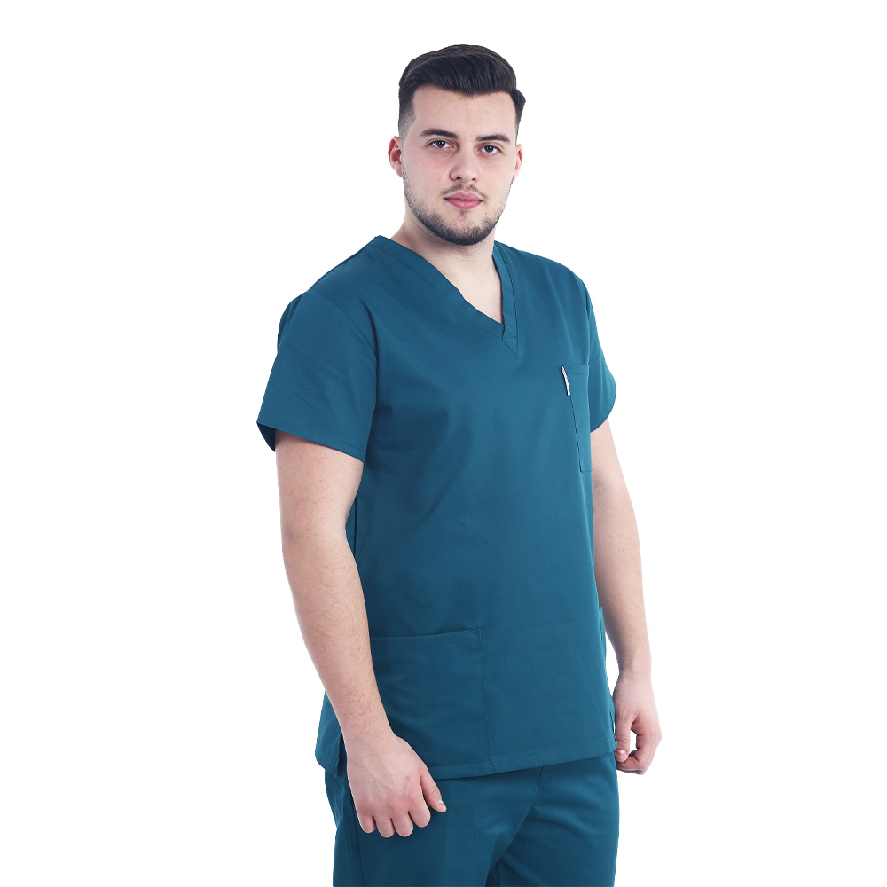 Uniforma de lucru barbati verde tuborg cu pantaloni cu snur si elastic in talie